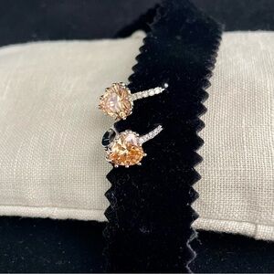 Elegant Gold and Silver Women's Earrings